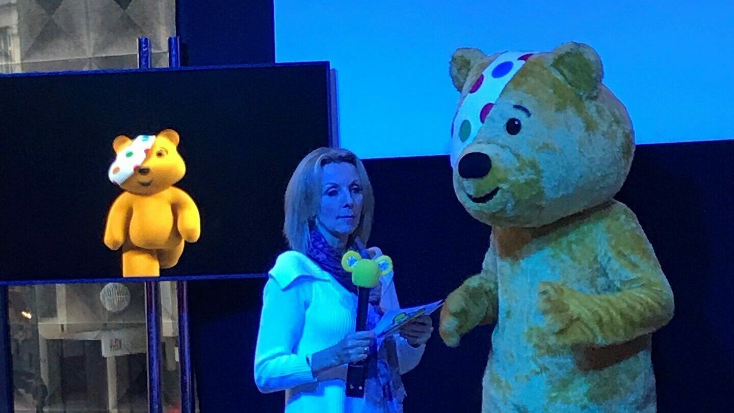 September 2018 BBC Children In Need broadcasts live from QUAD